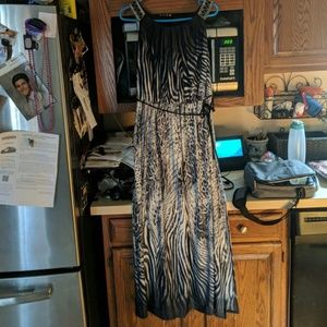 Animal print dress